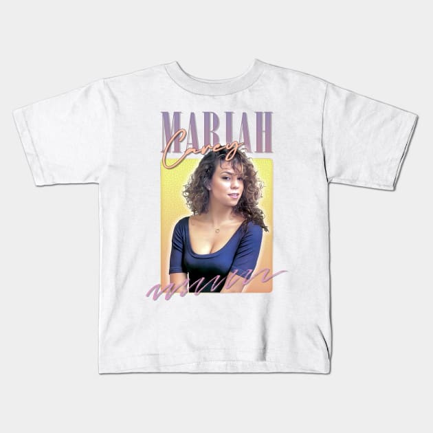 Mariah - 90s Vintage Aesthetic Design Kids T-Shirt by DankFutura